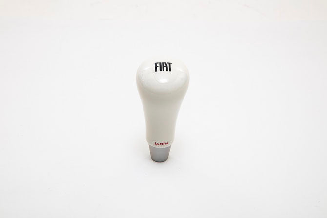 FIAT500 Licensed shiftknob white