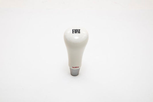 FIAT500 Licensed shiftknob white